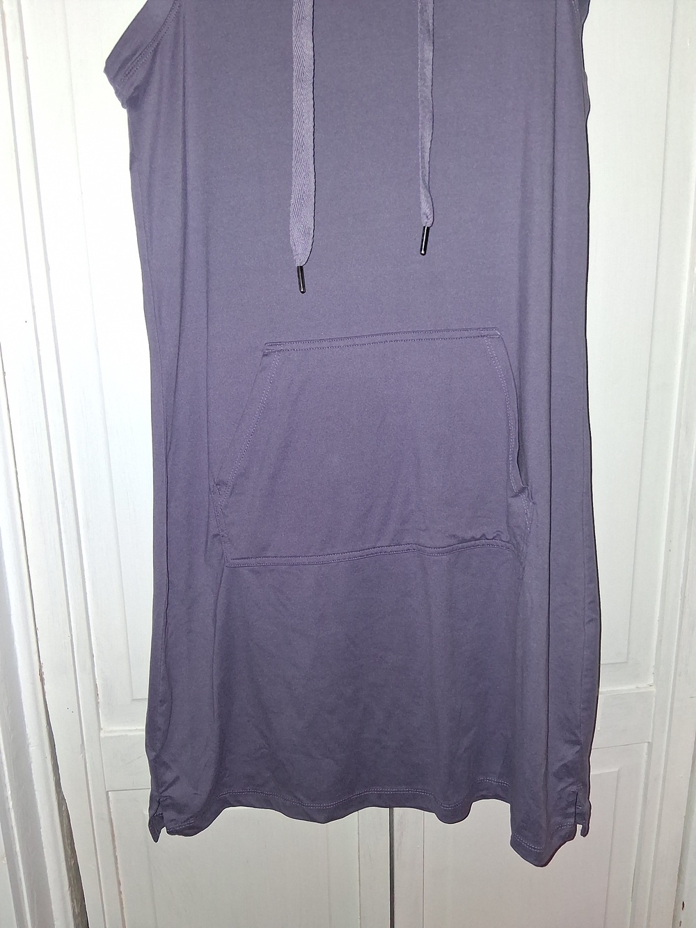 Kyodan Sleeveless Hooded Tunic in Light Lavender - Picture 2 of 9